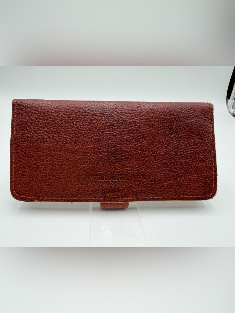 PORTLAND LEATHER WOMEN'S BIFOLD WALLET NUTMEG - Picture 4 of 6